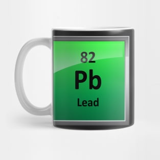 Lead Periodic Table Element Symbol Mug